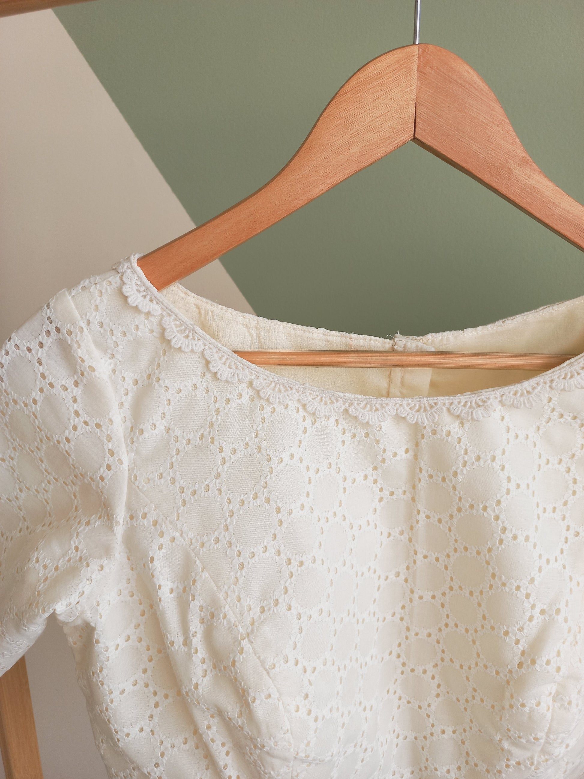 Boatneck Hakoba blouse-Alankrutha