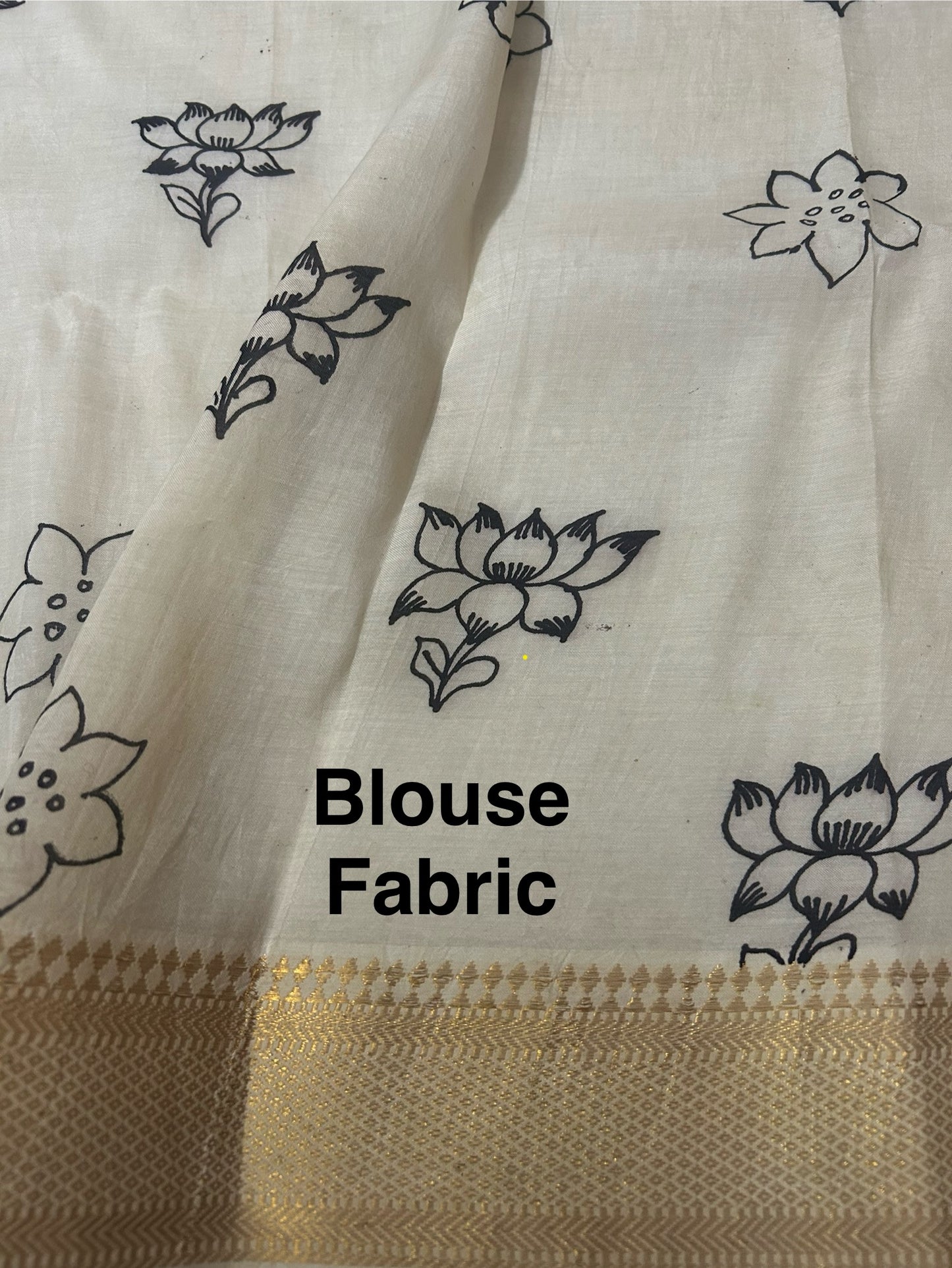 Green Pen Kalamkari Bangalore silk Saree