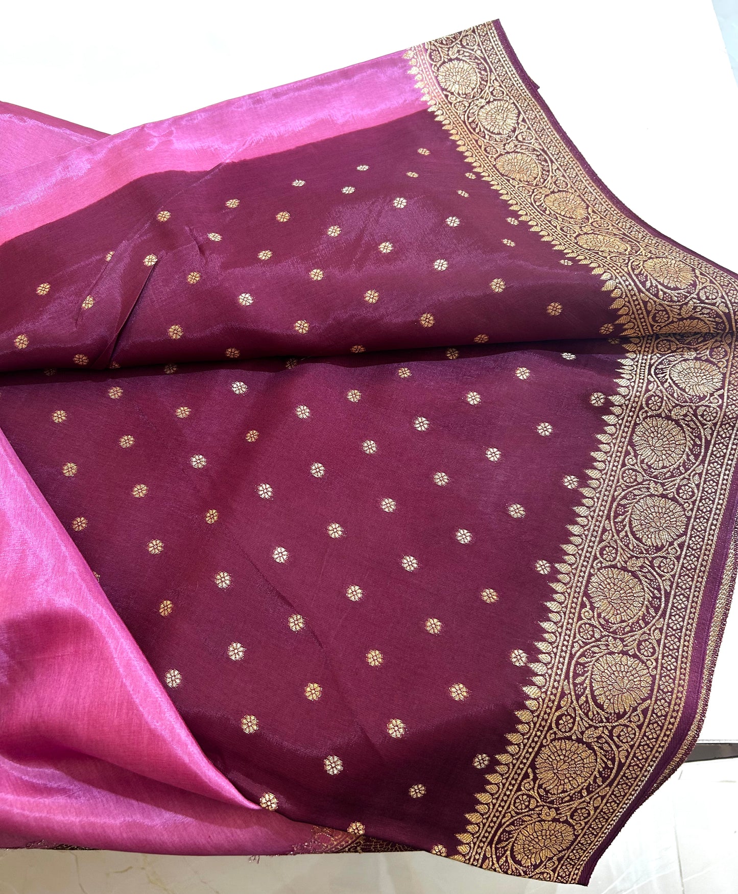 Rayon Banaras Saree