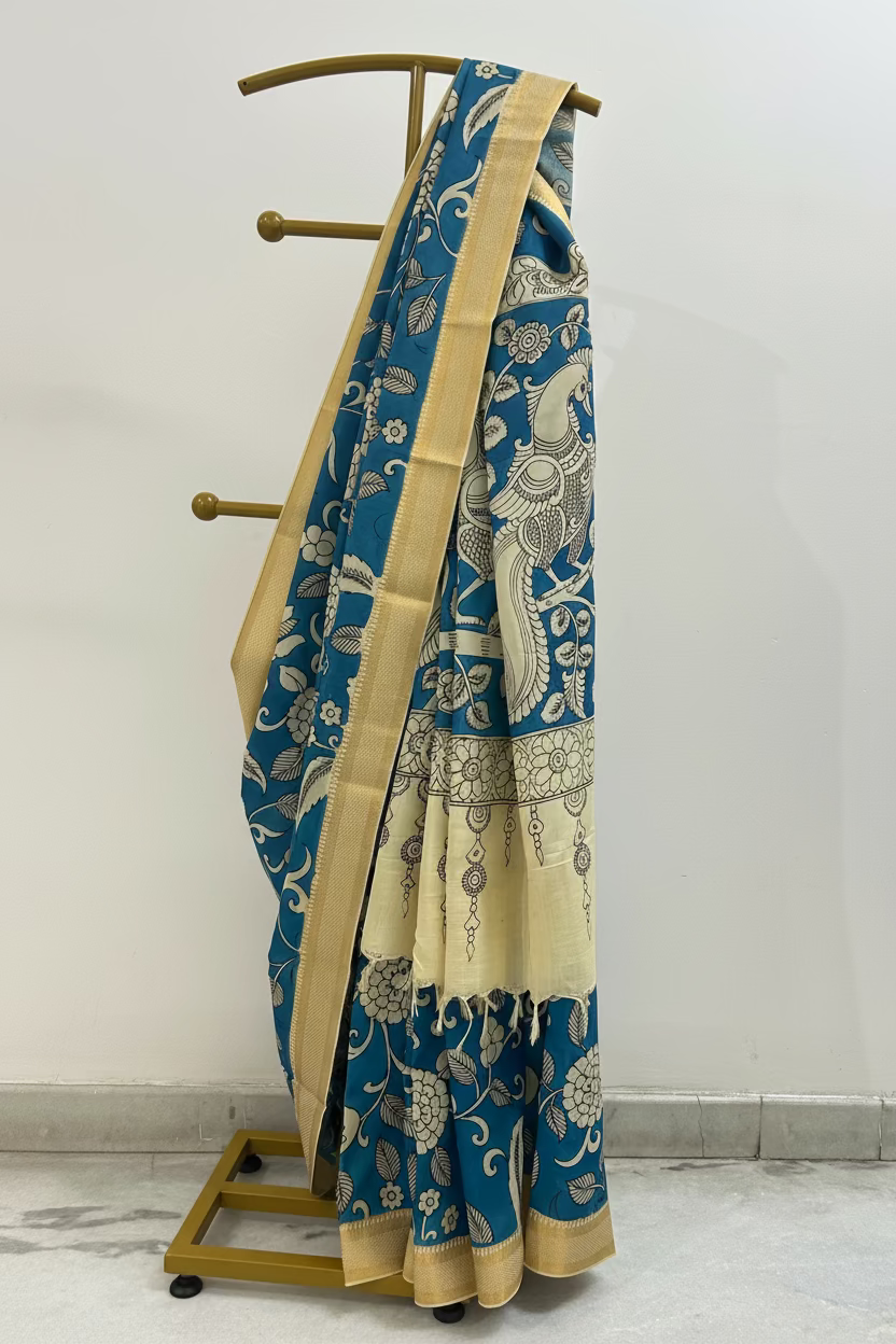 penkalamkari saree-Alankrutha