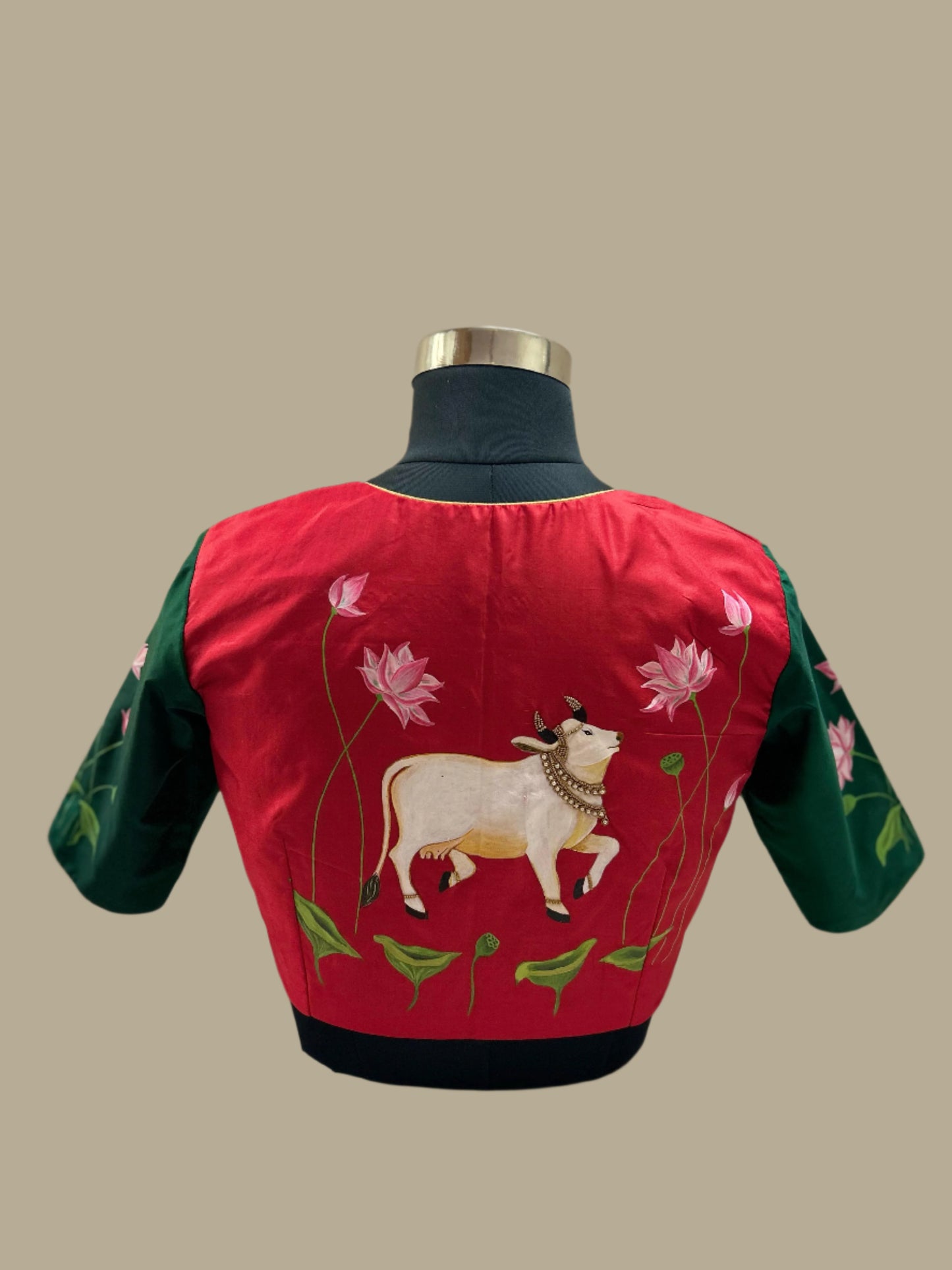 Pichwai Painting Blouse-Alankrutha