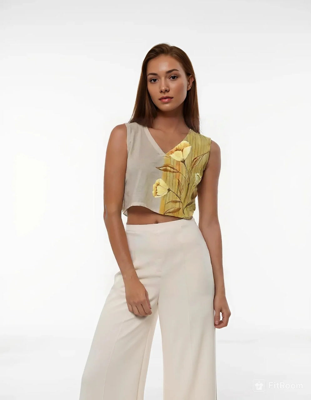 Handpaint western top -Alankrutha