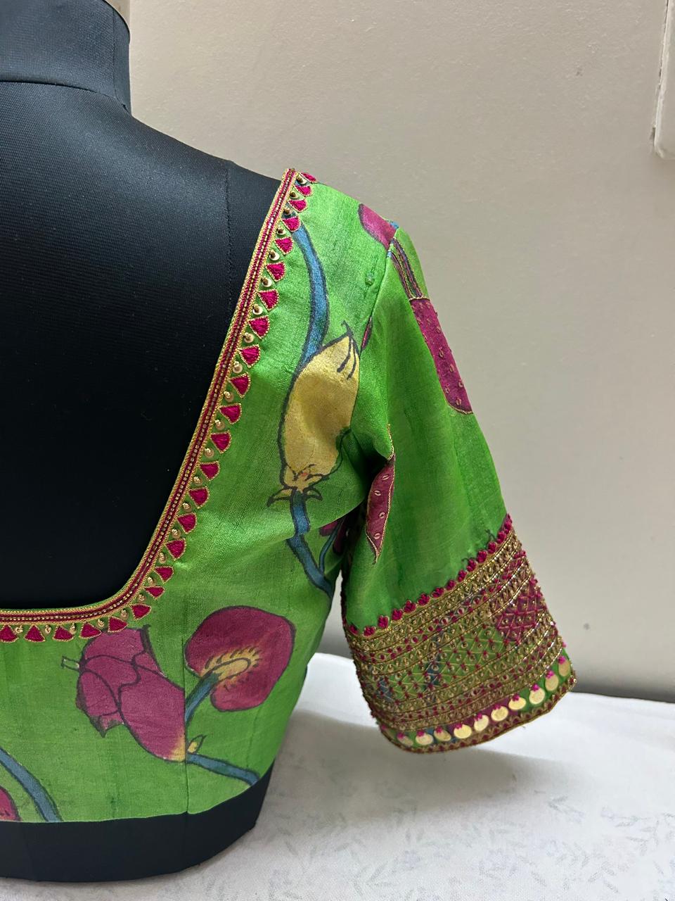Hand Embroidered Blouse -Alankrutha