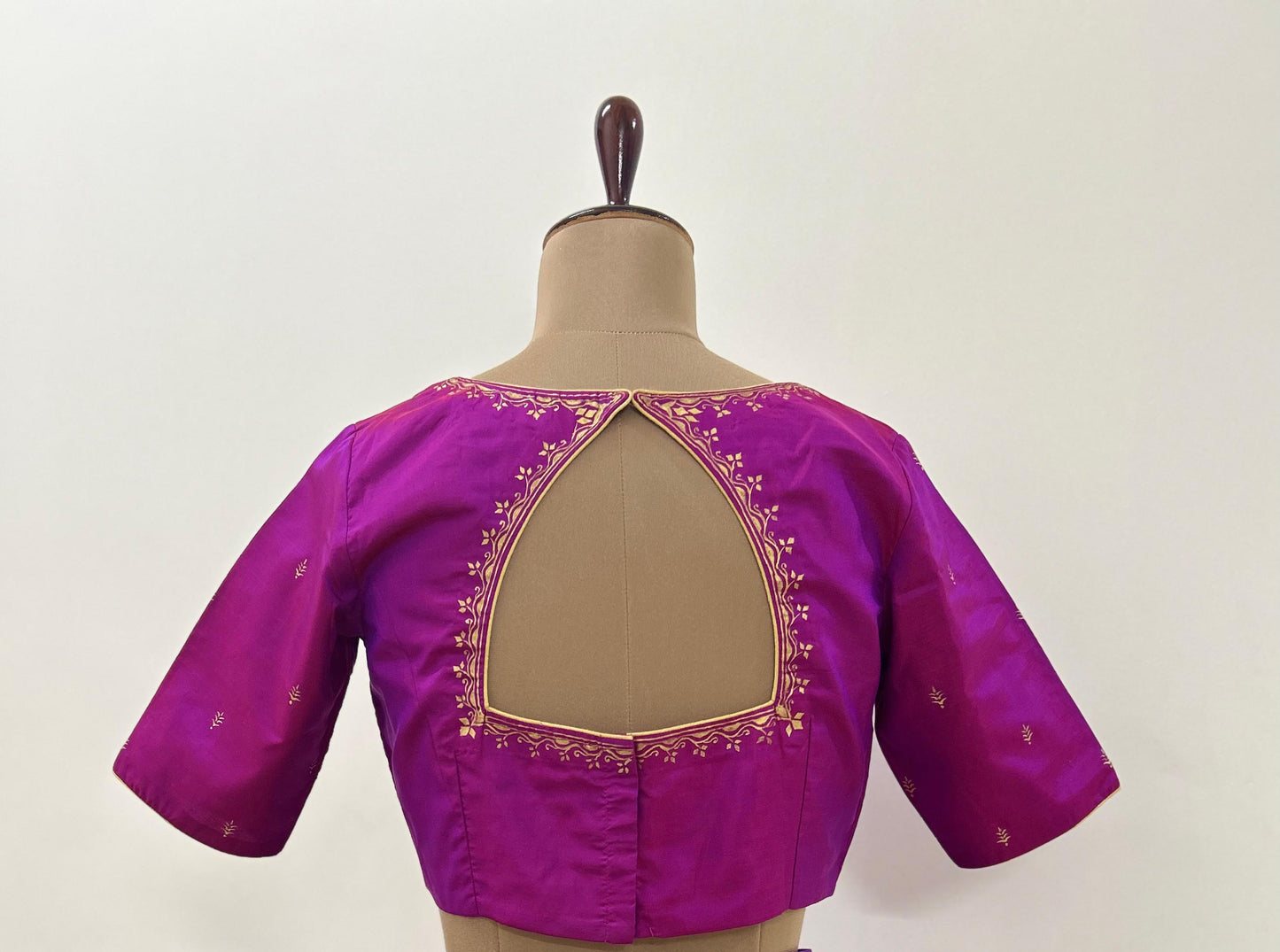 painted silk blouse - Alankrutha