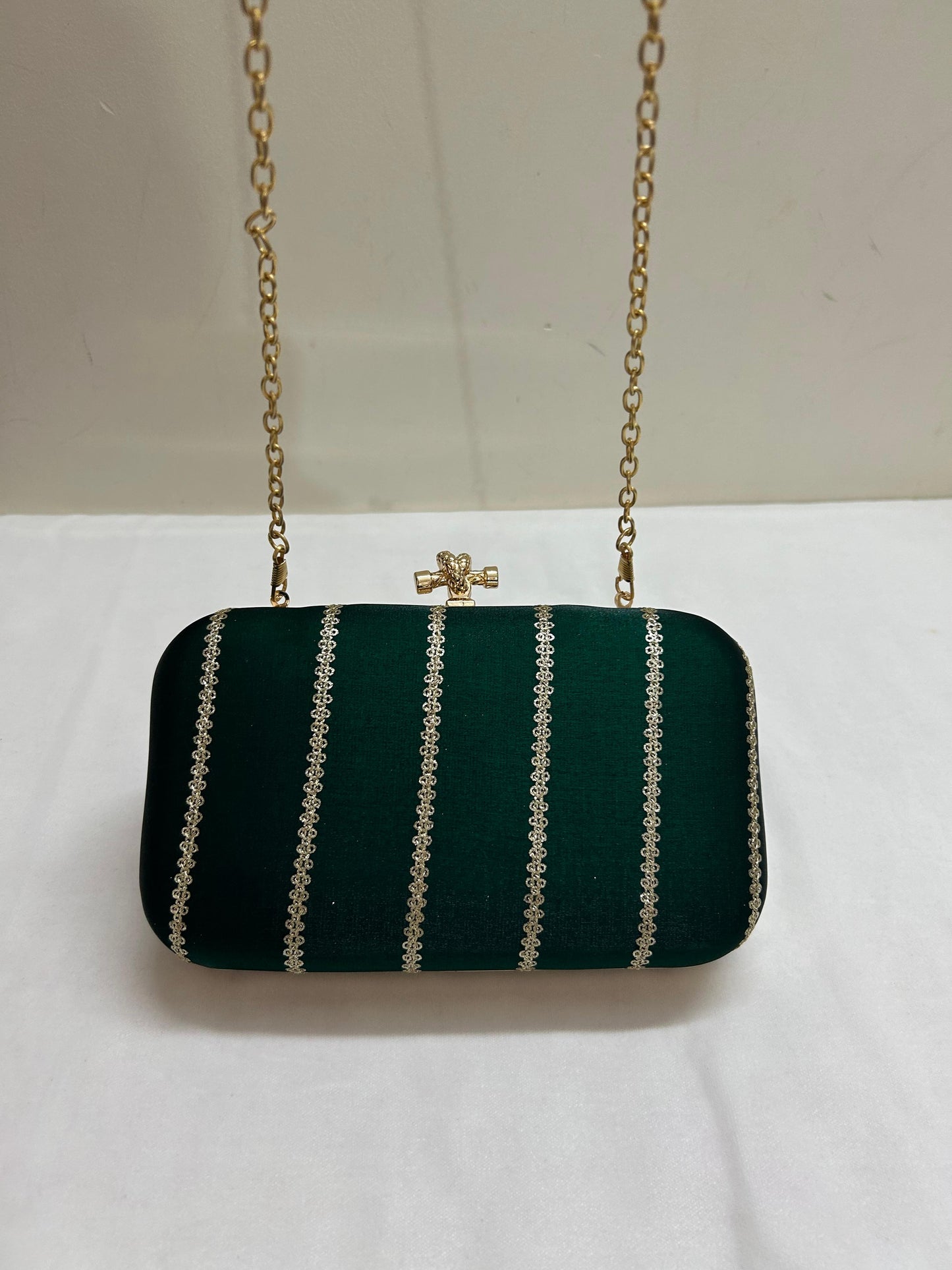 Designer Ethnic Green Clutch