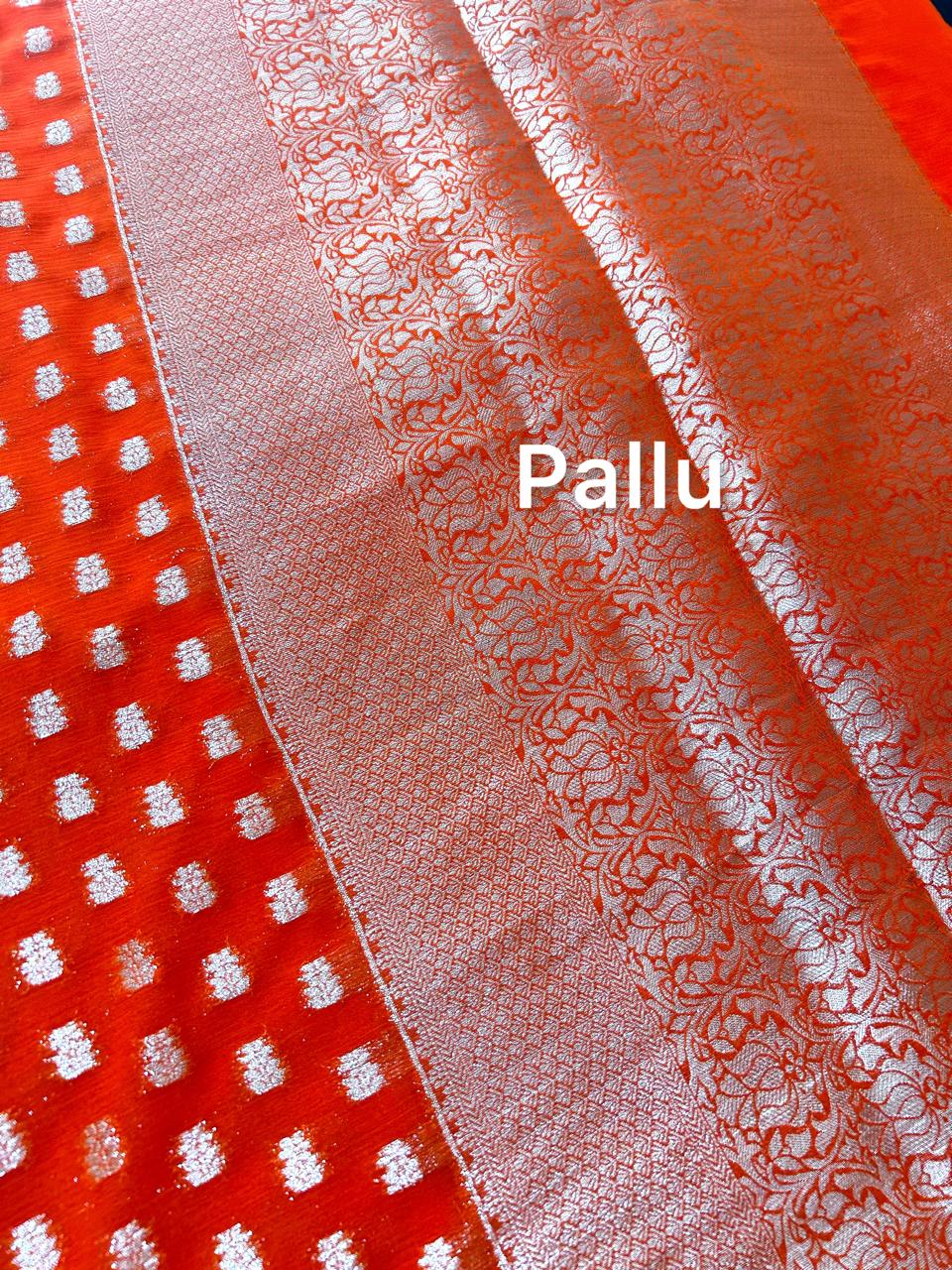 Banaras Chiffon Saree