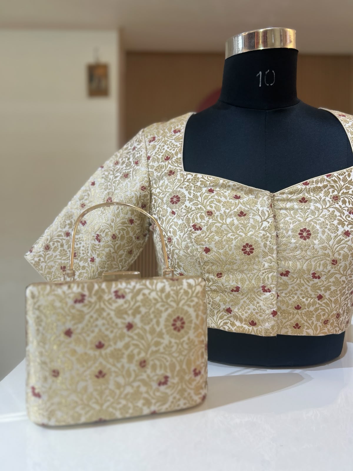 Meenakari Brocade Clutch