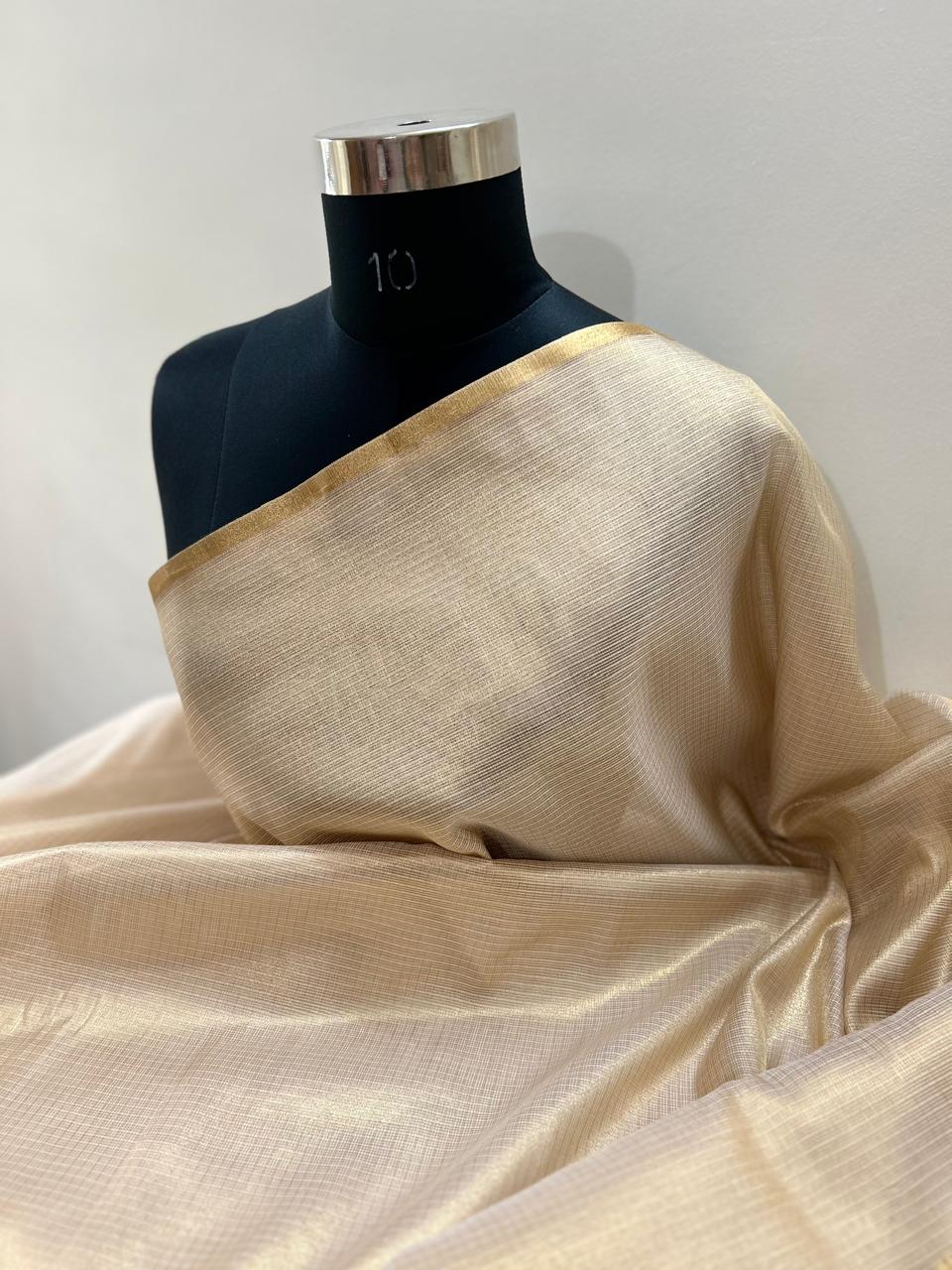 Gold Kota Silk Saree