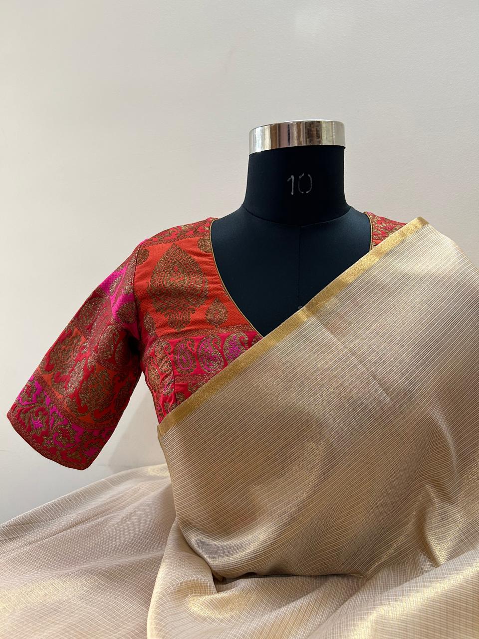 multicolor brocade blouse-Alankrutha
