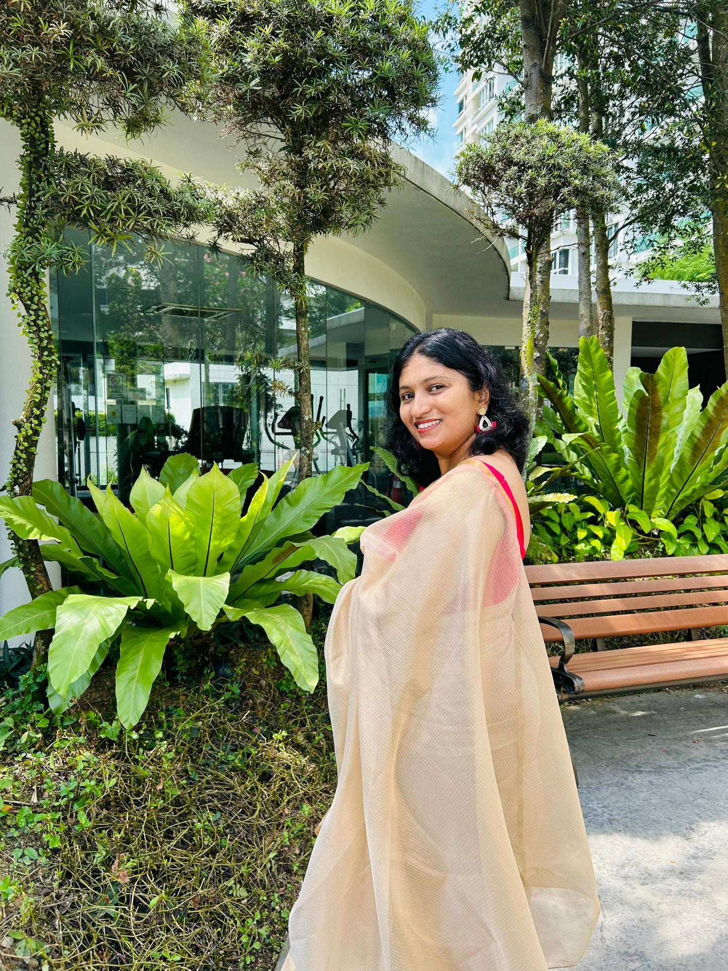 Gold Kota Silk Saree