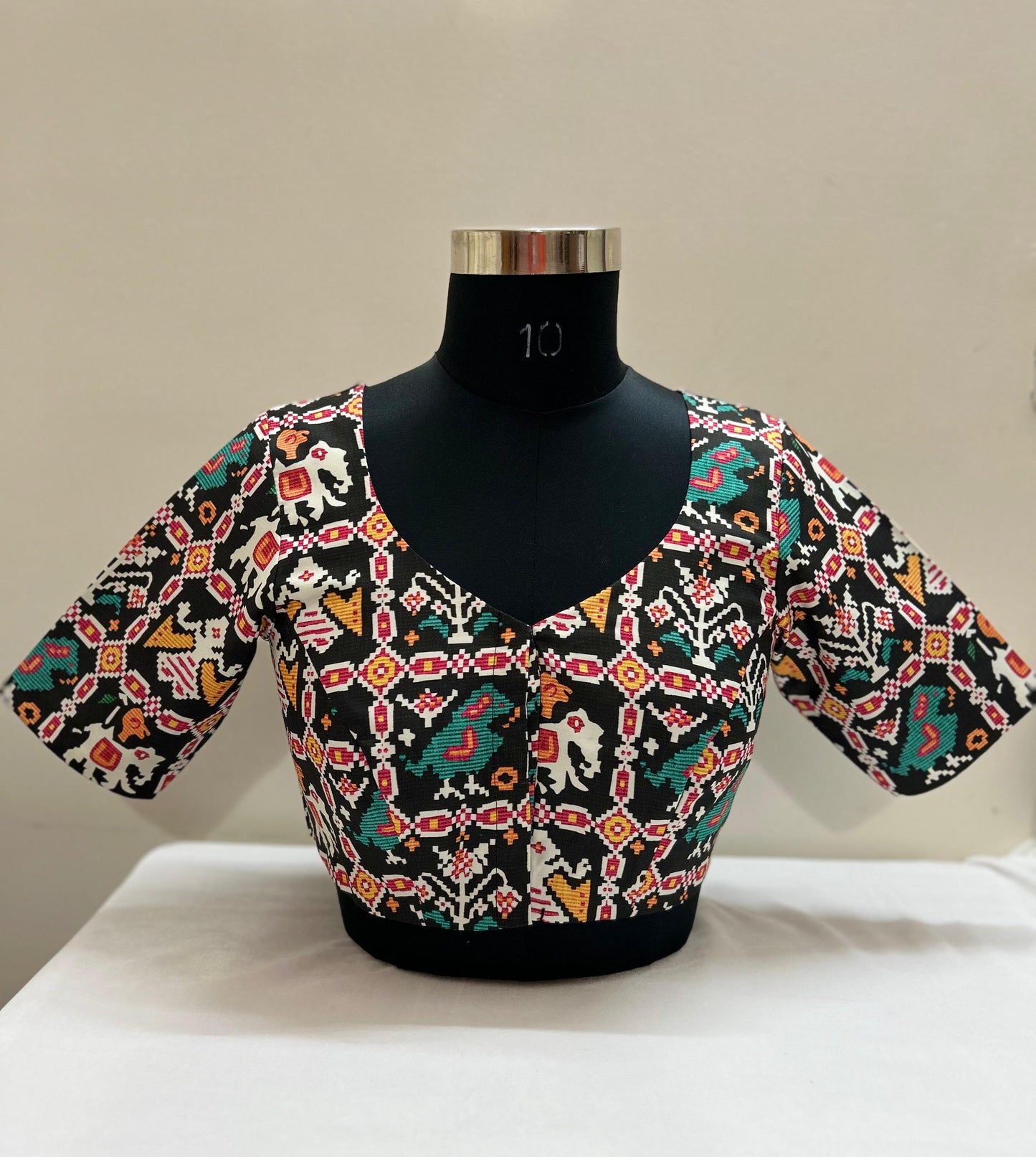 Black Patola blouse-Alankrutha