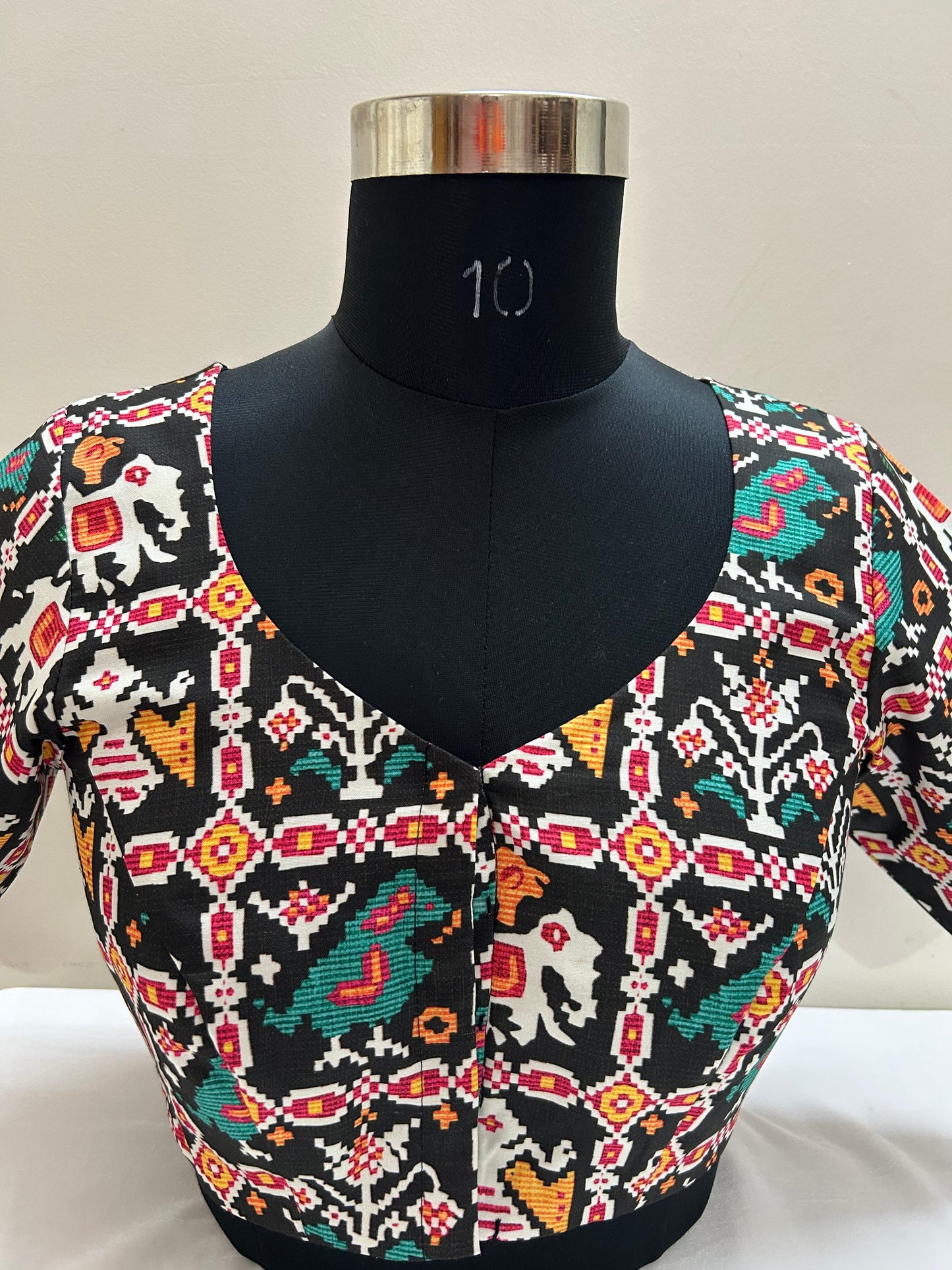 Patola print blouse-Alankrutha