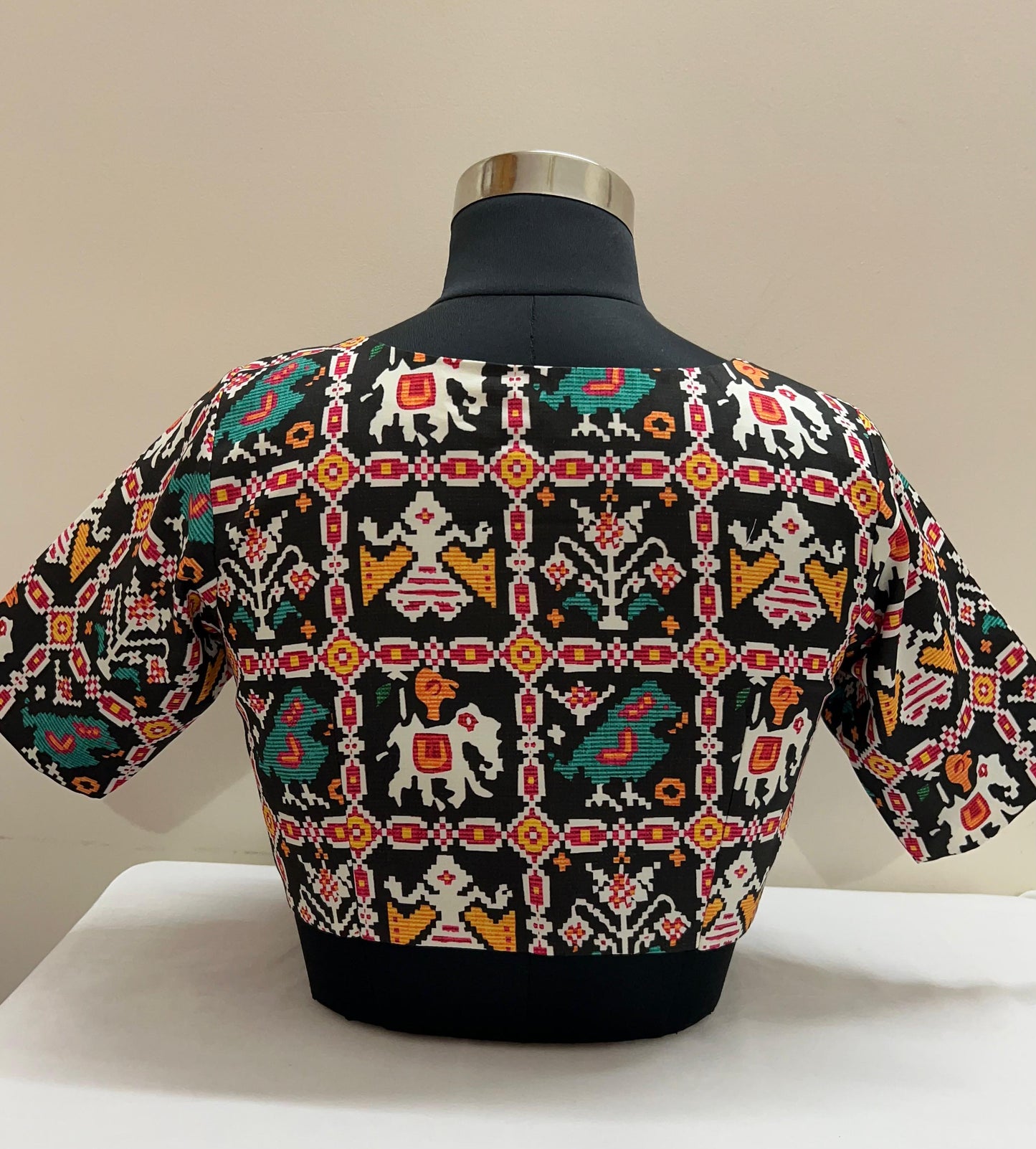 Black Patola Blouse