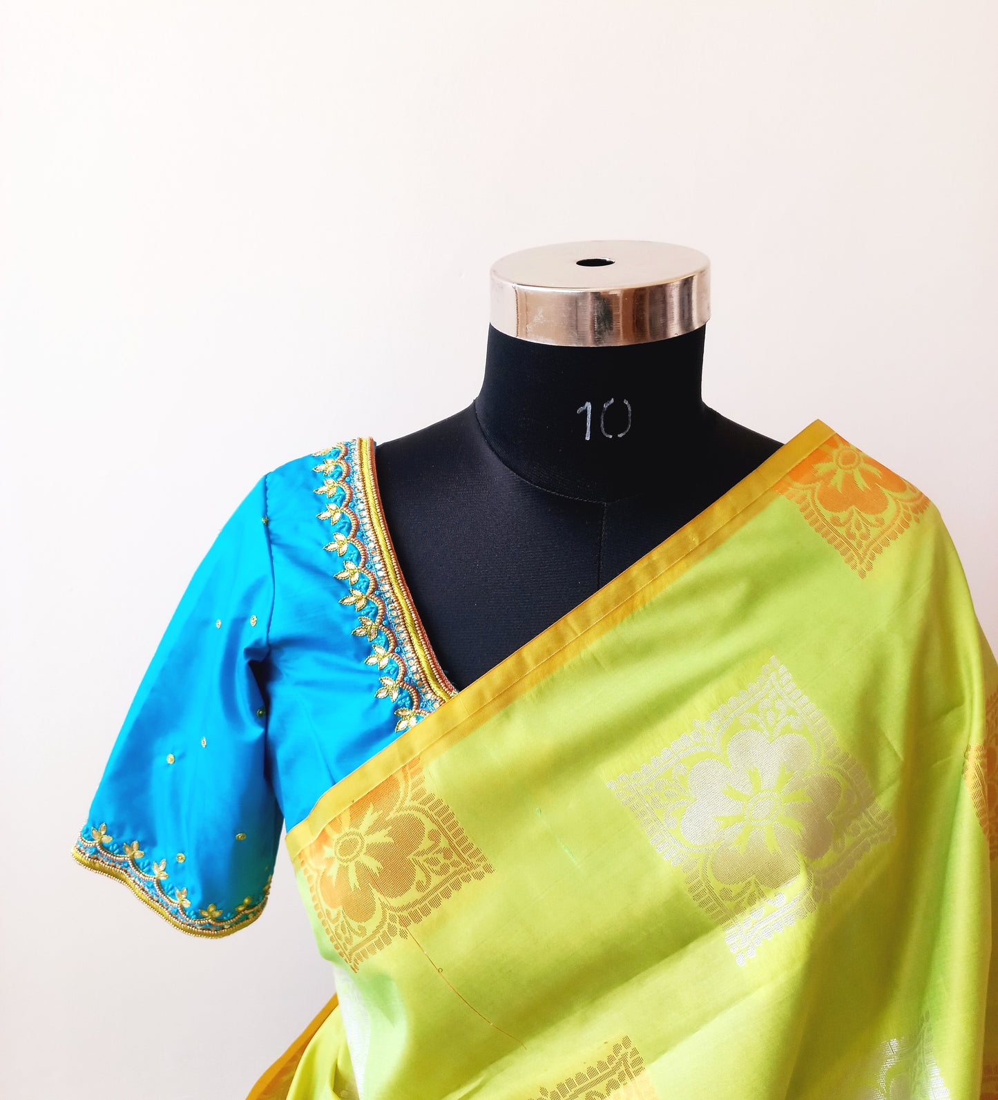 Customized Hand Embroidered Blouse- Sold-Can be Made on Pre Order