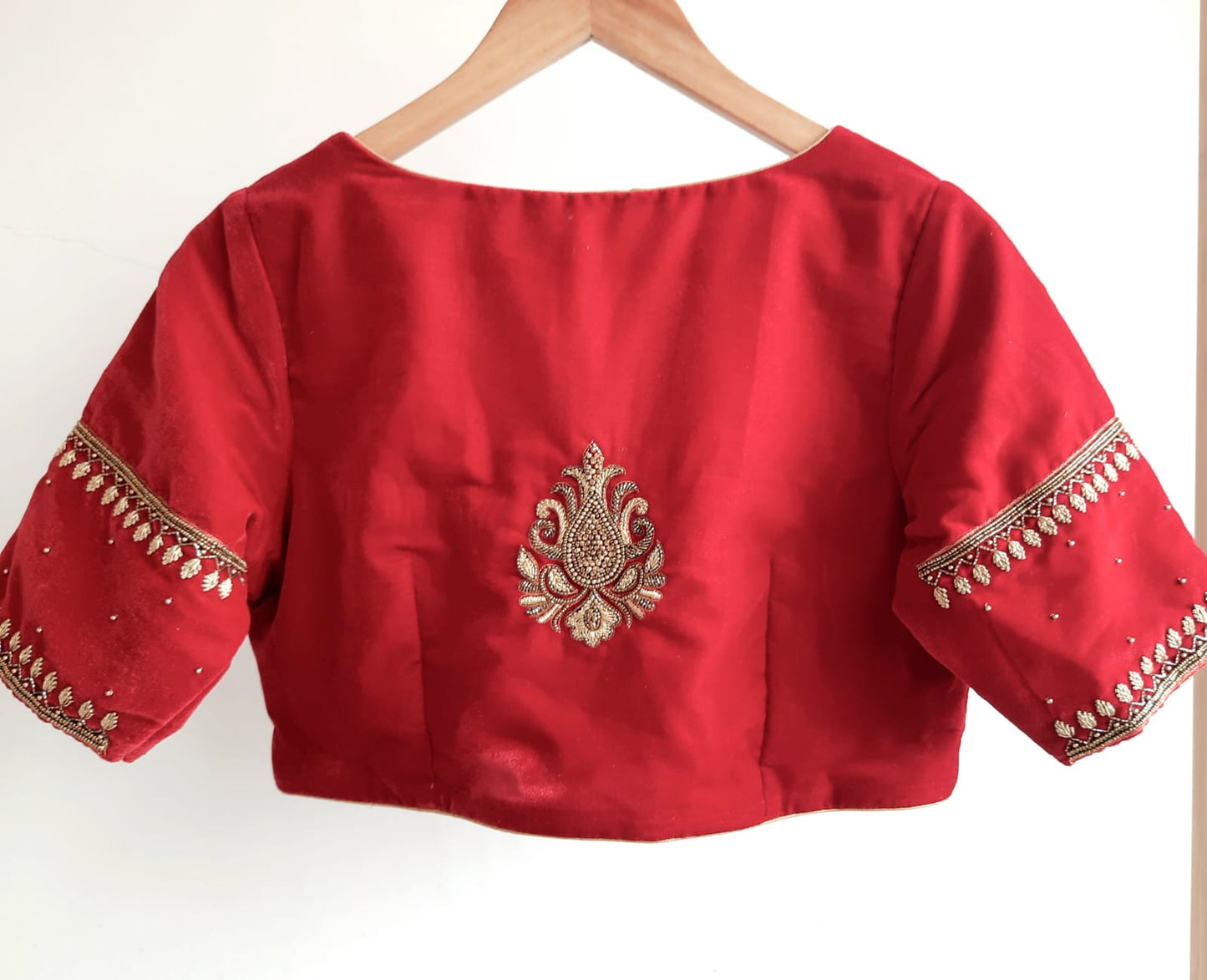 Red Velvet Blouse- Alankrutha