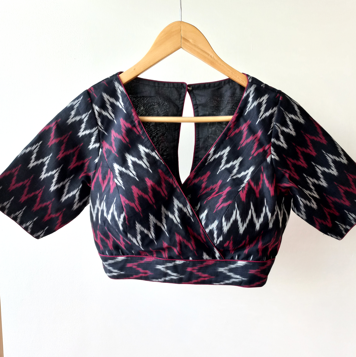 ikkat Ready blouse- Alankrutha