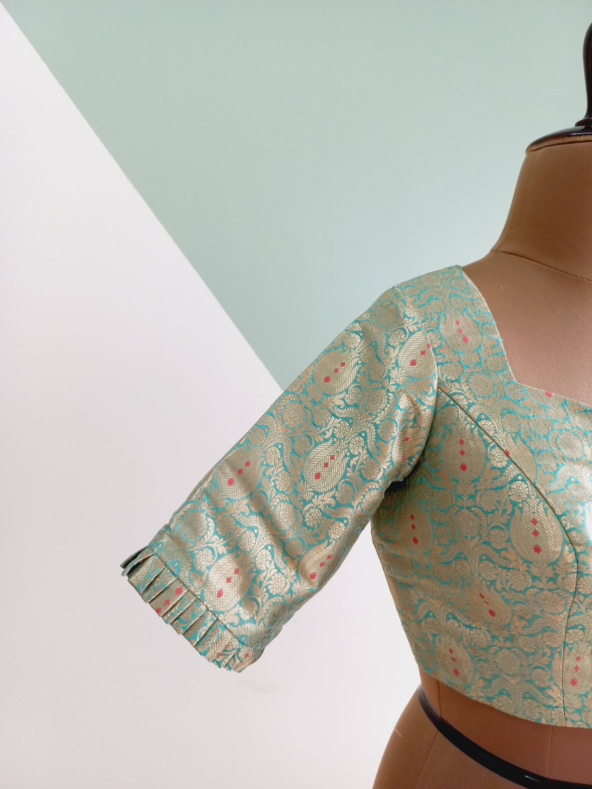 Readymade brocade blouse-Alankrutha