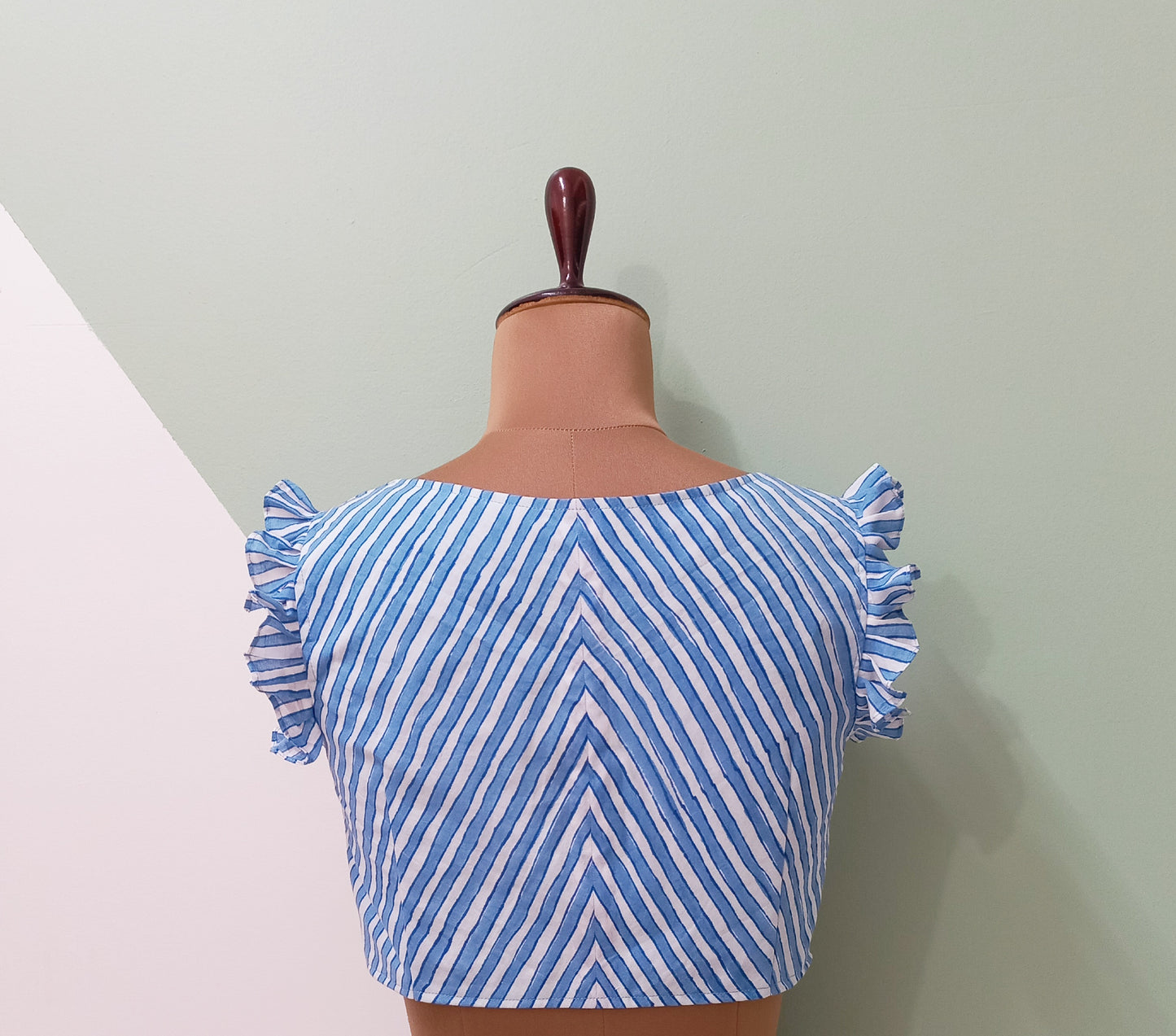 Lines Patterned Blouse-Alankrutha