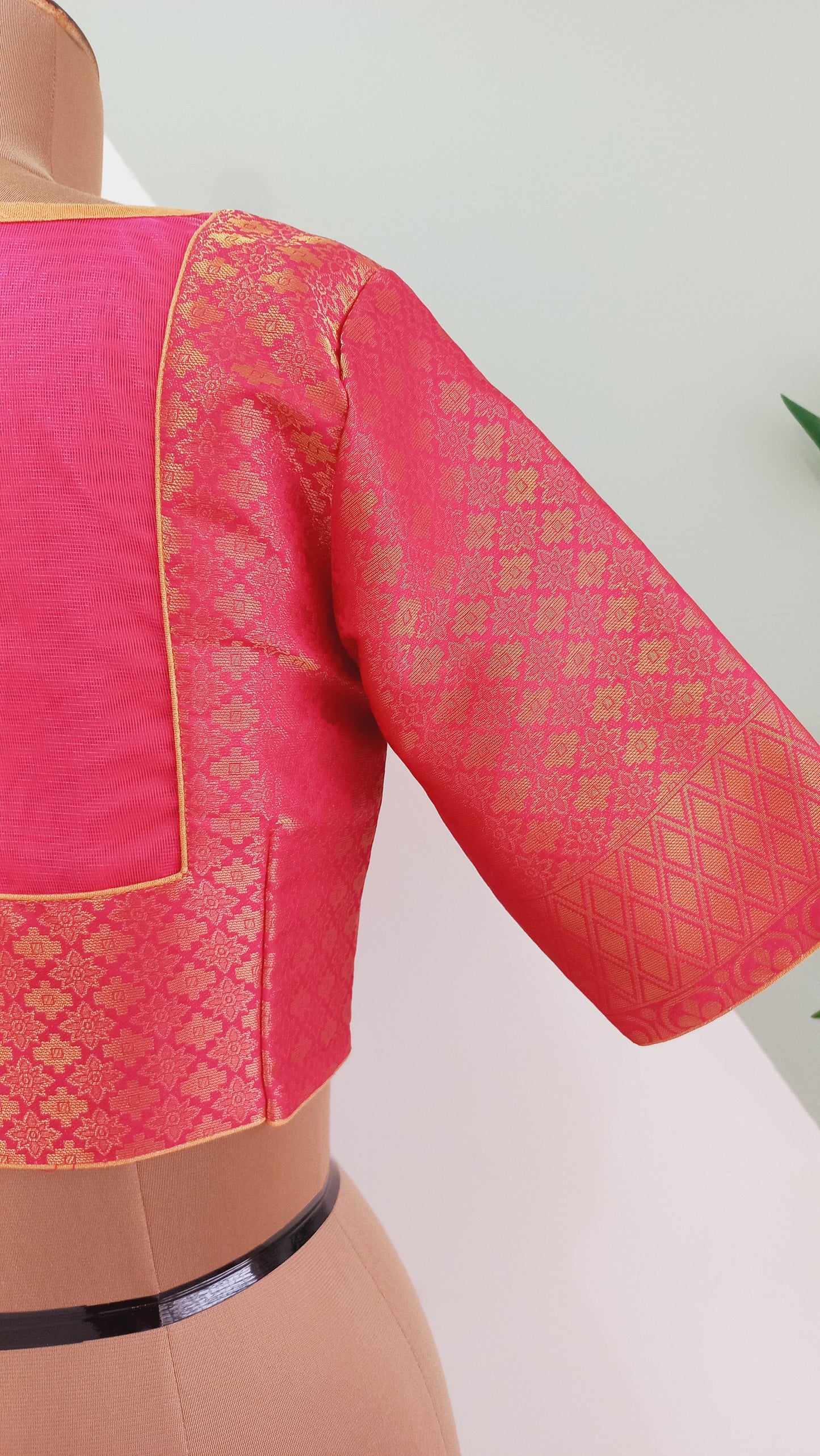 Pink Silk Blouse