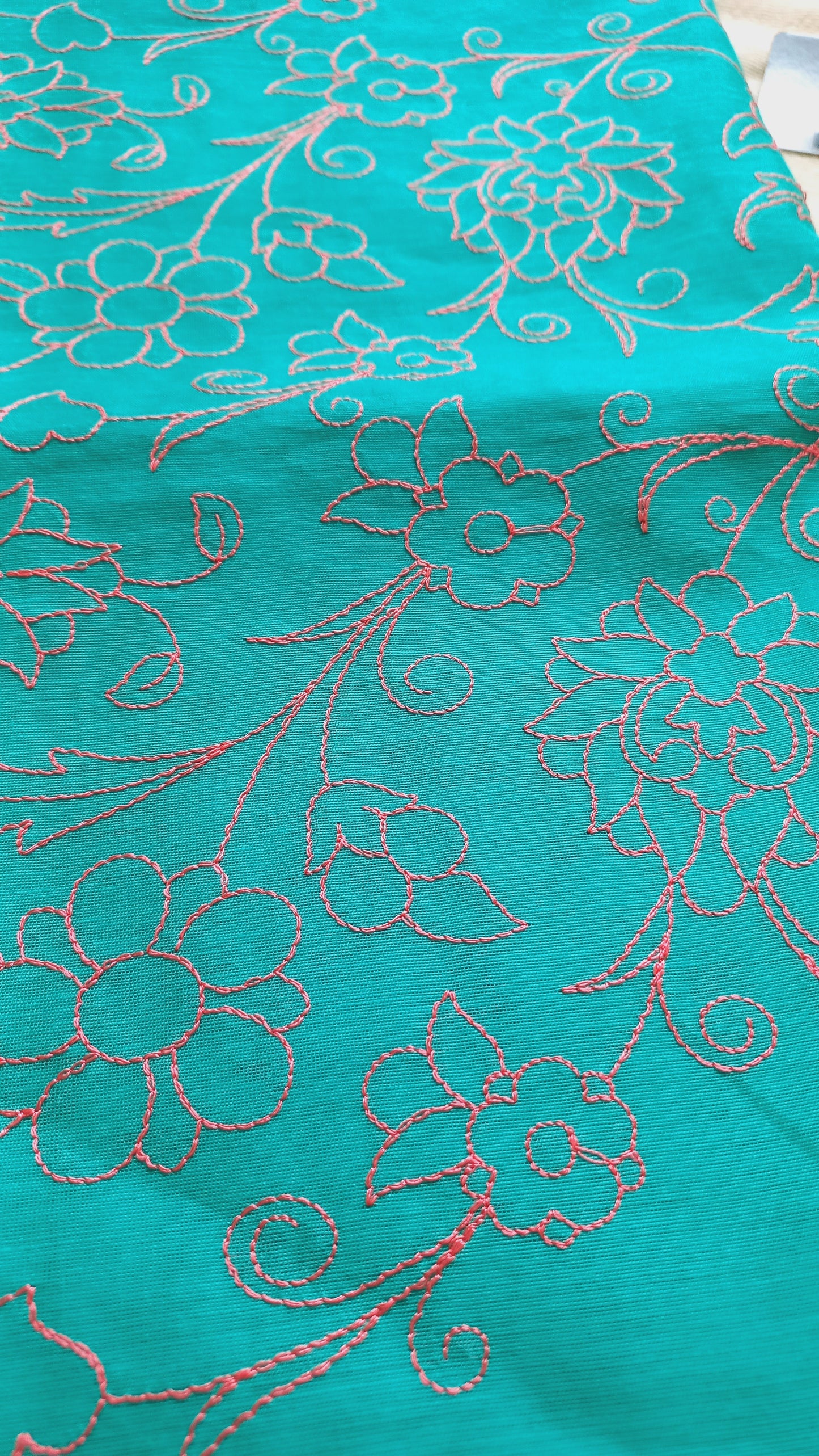 Semi Silk embroidered Dupatta- Clearance Sale