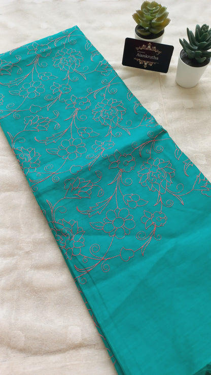 Semi Silk embroidered Dupatta- Clearance Sale