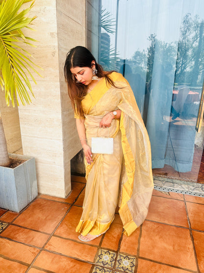 Gold  Brocade Clutch