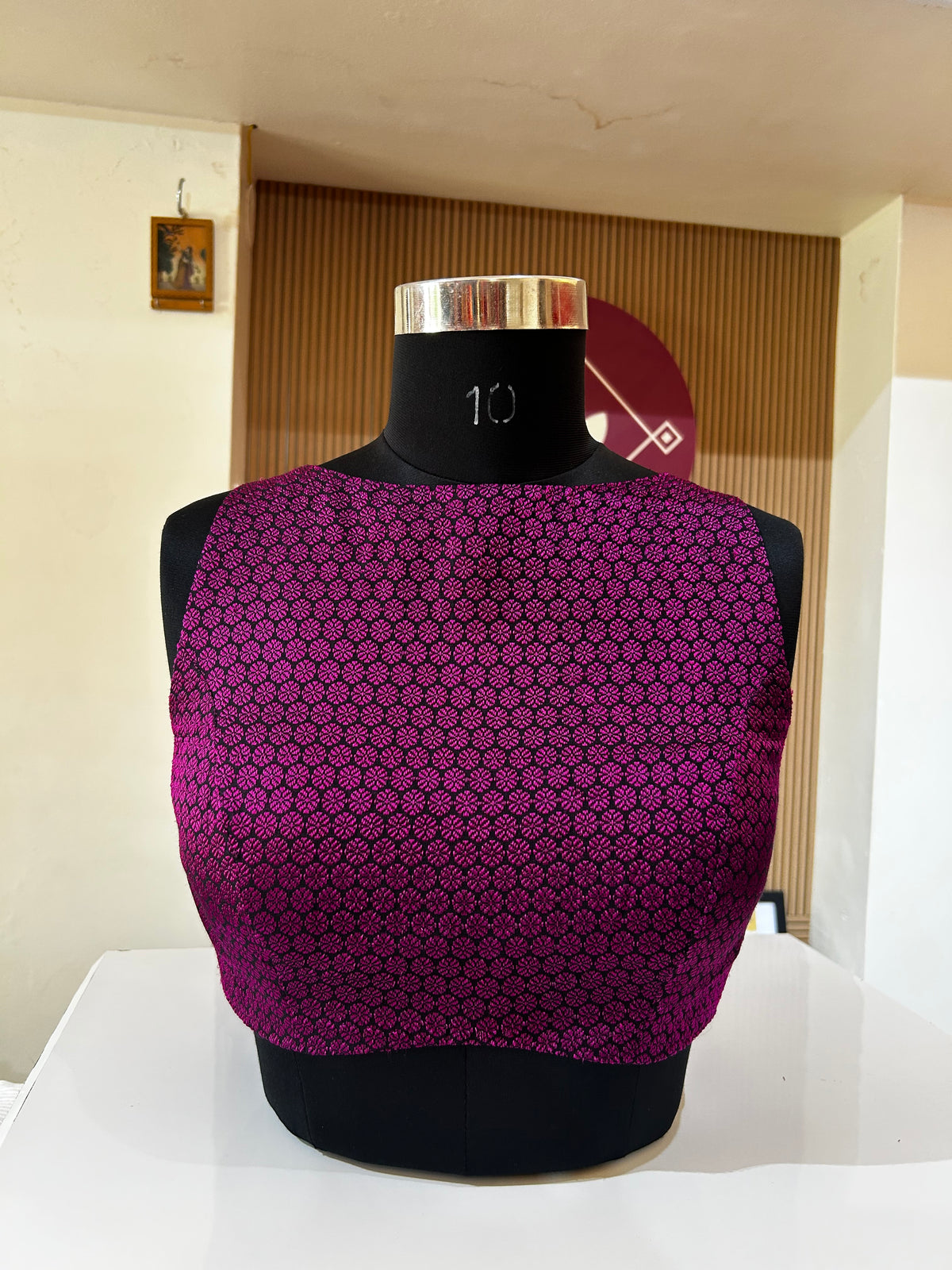 Magenta Pink Ilkal Blouse