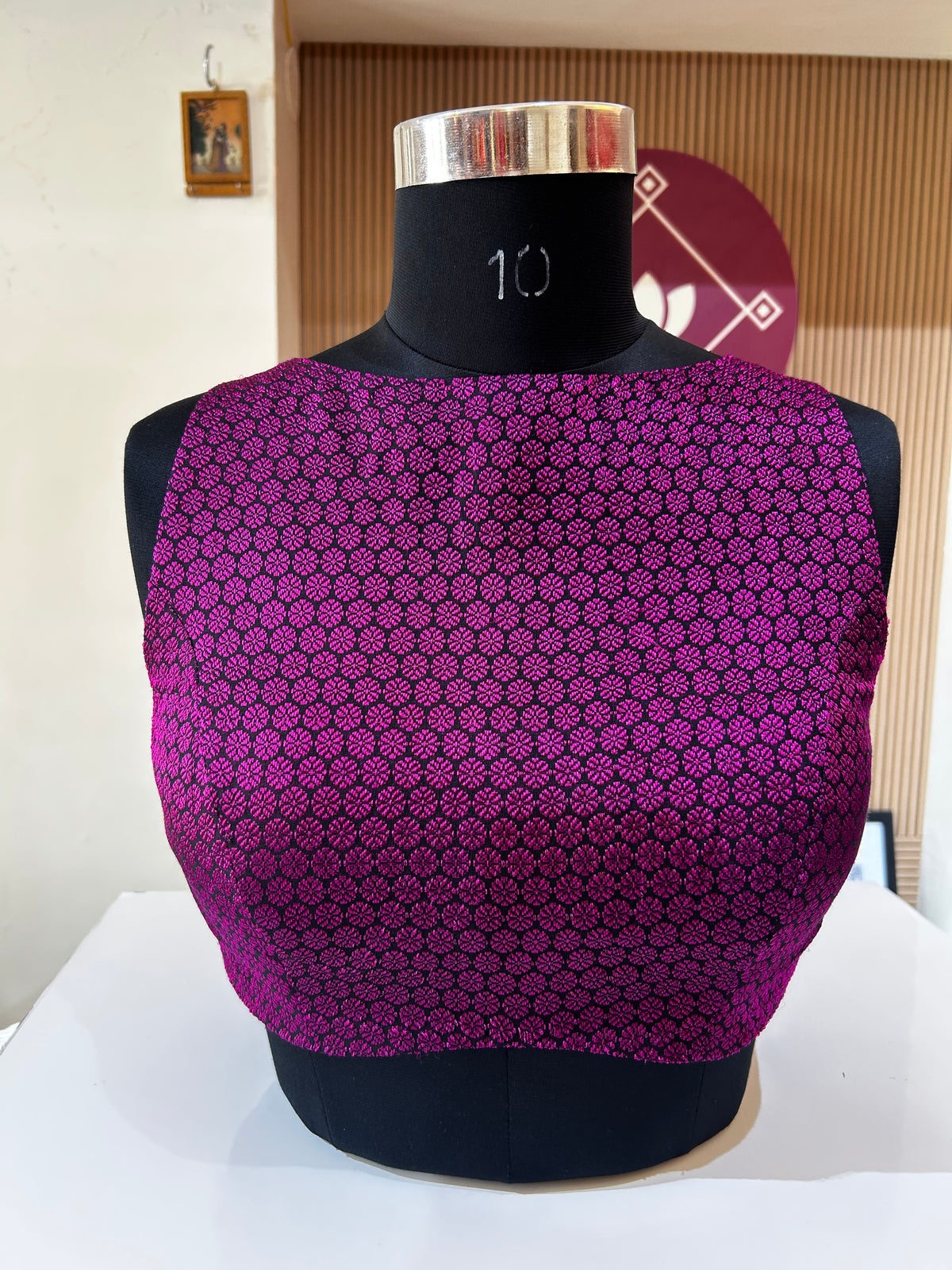 Magenta Pink Ilkal Blouse