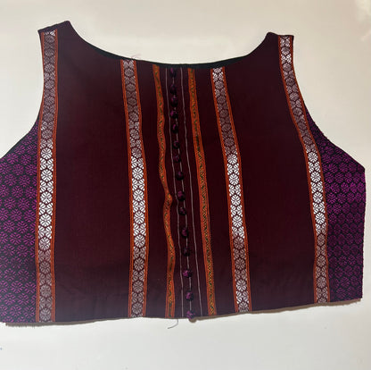 Magenta Pink Ilkal Blouse