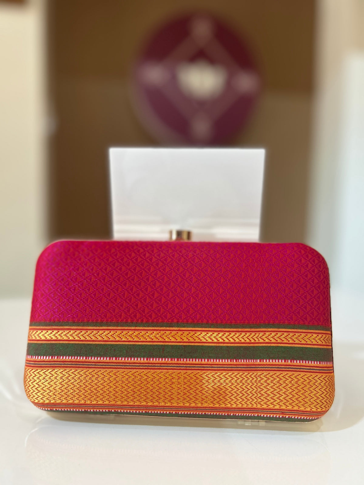 Pink Ilkal Clutch