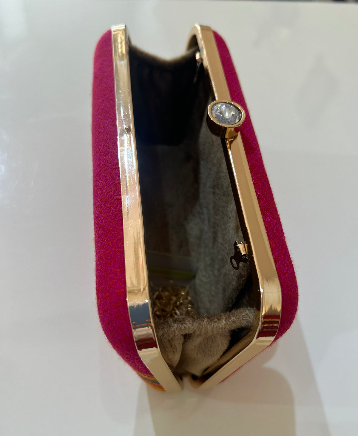 Brown Ilkal Clutch