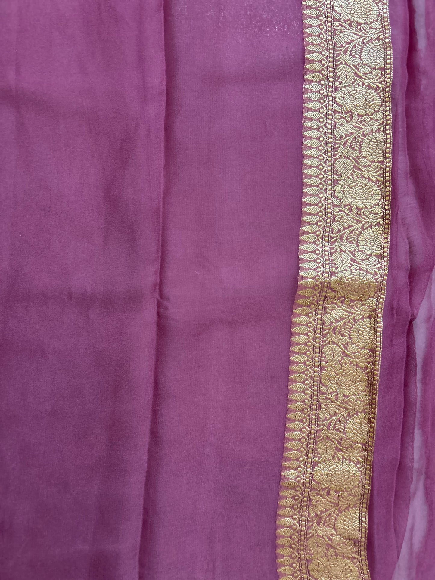 Pure Banaras Khaddi Georgette Saree