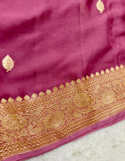 Pure Banaras Khaddi Georgette Saree