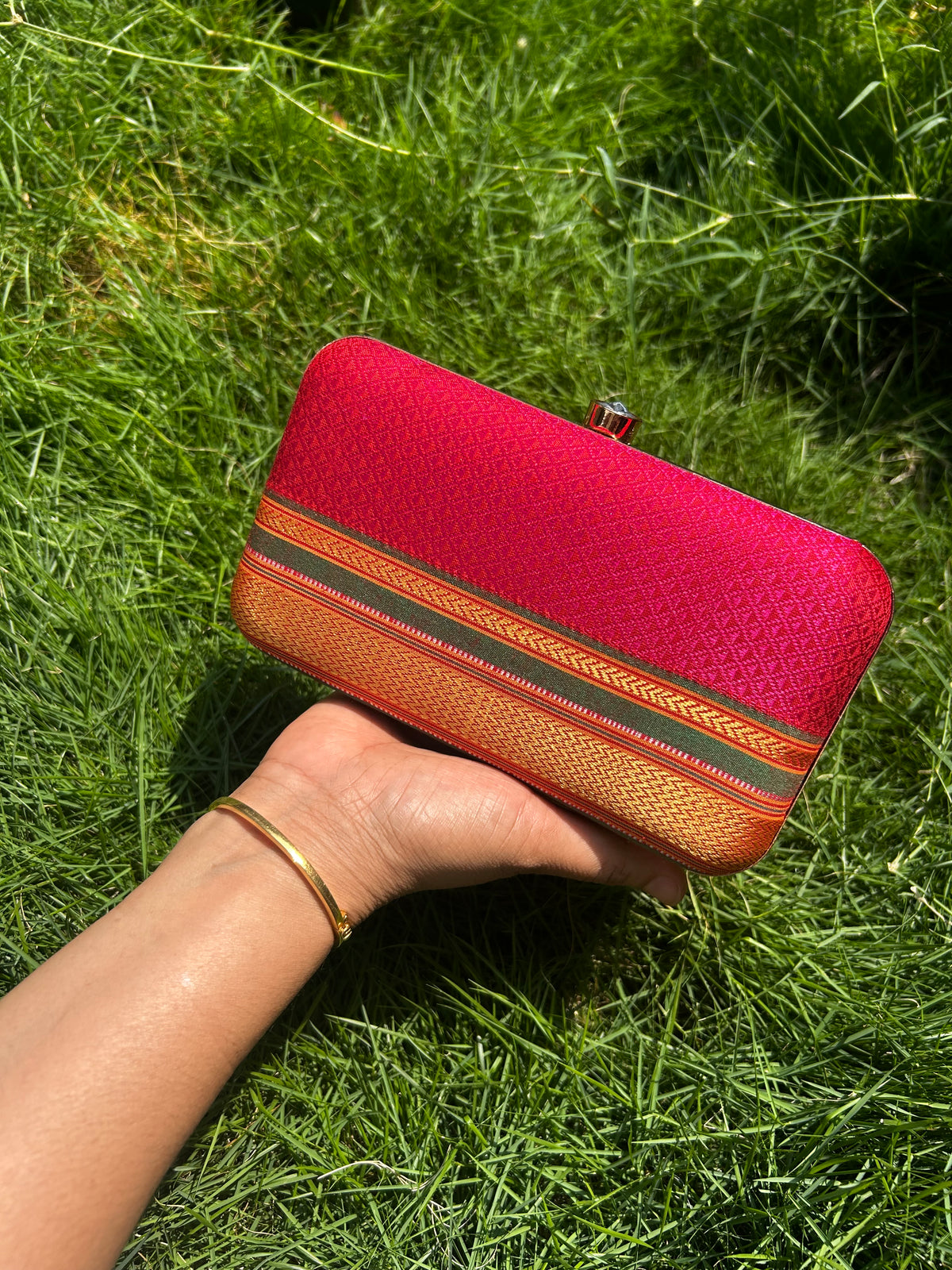 Pink Ilkal Clutch