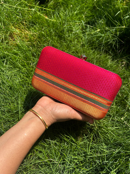 Pink Ilkal Clutch