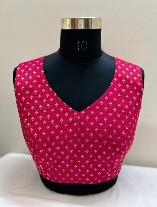 Sleeveless Silk Blouse/croptop