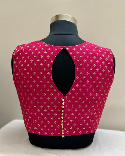 Sleeveless Silk Blouse/croptop