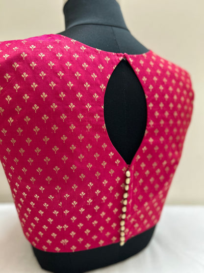 Sleeveless Silk Blouse/croptop