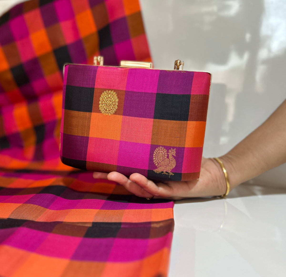 Silk Clutch-Alankrutha