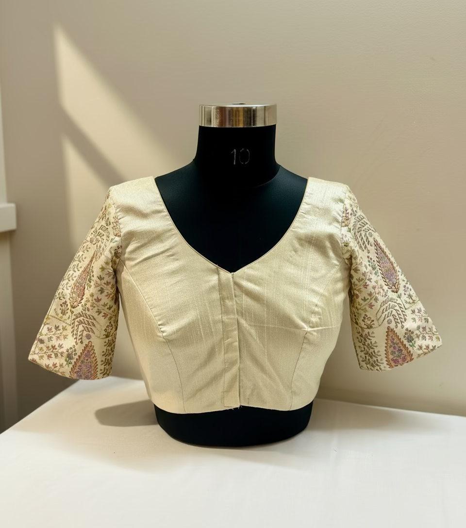 Cream designer Blouse