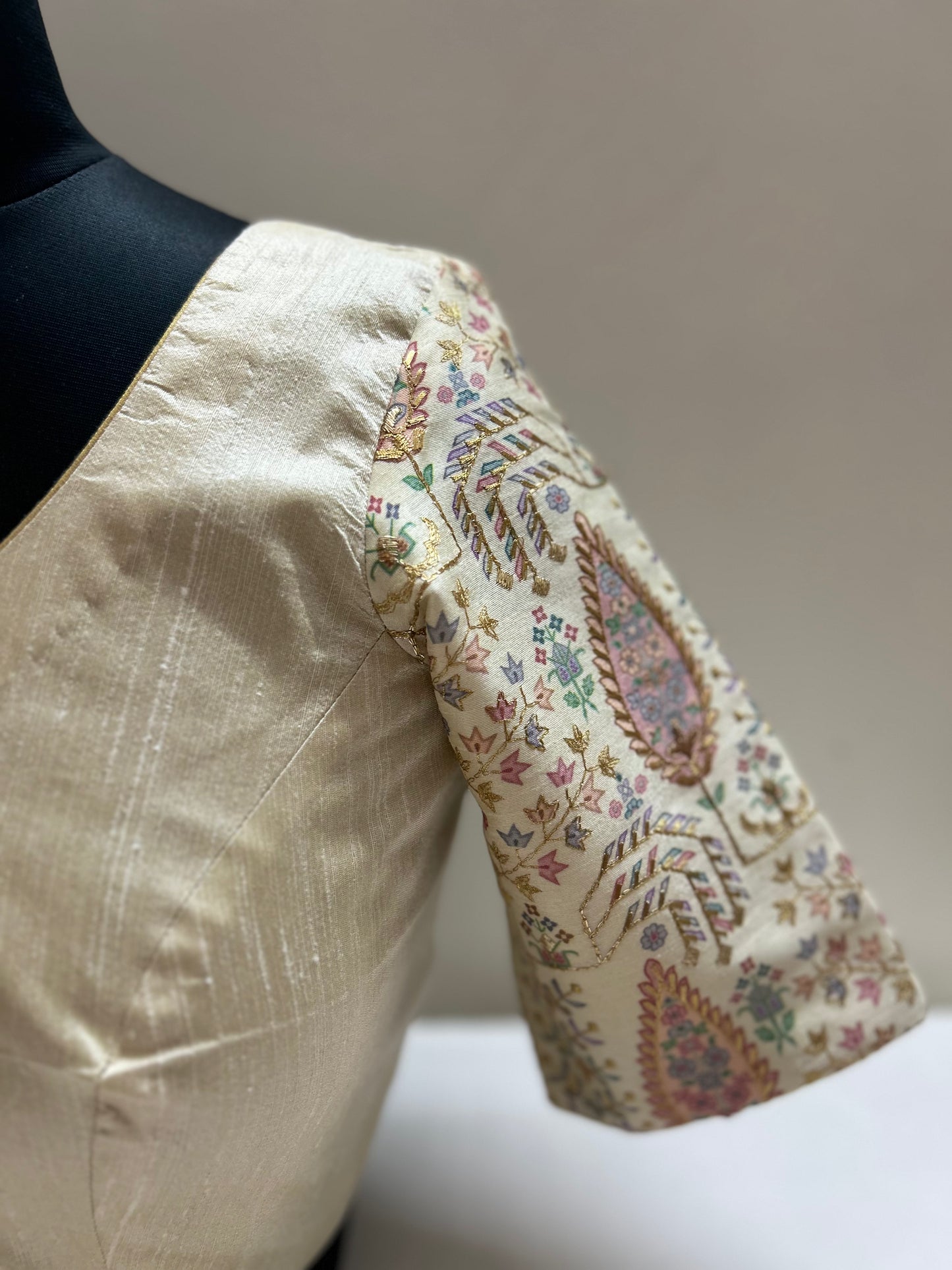 Cream designer Blouse