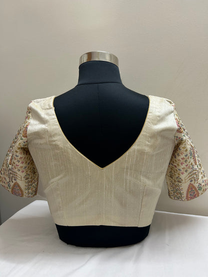 Cream designer Blouse