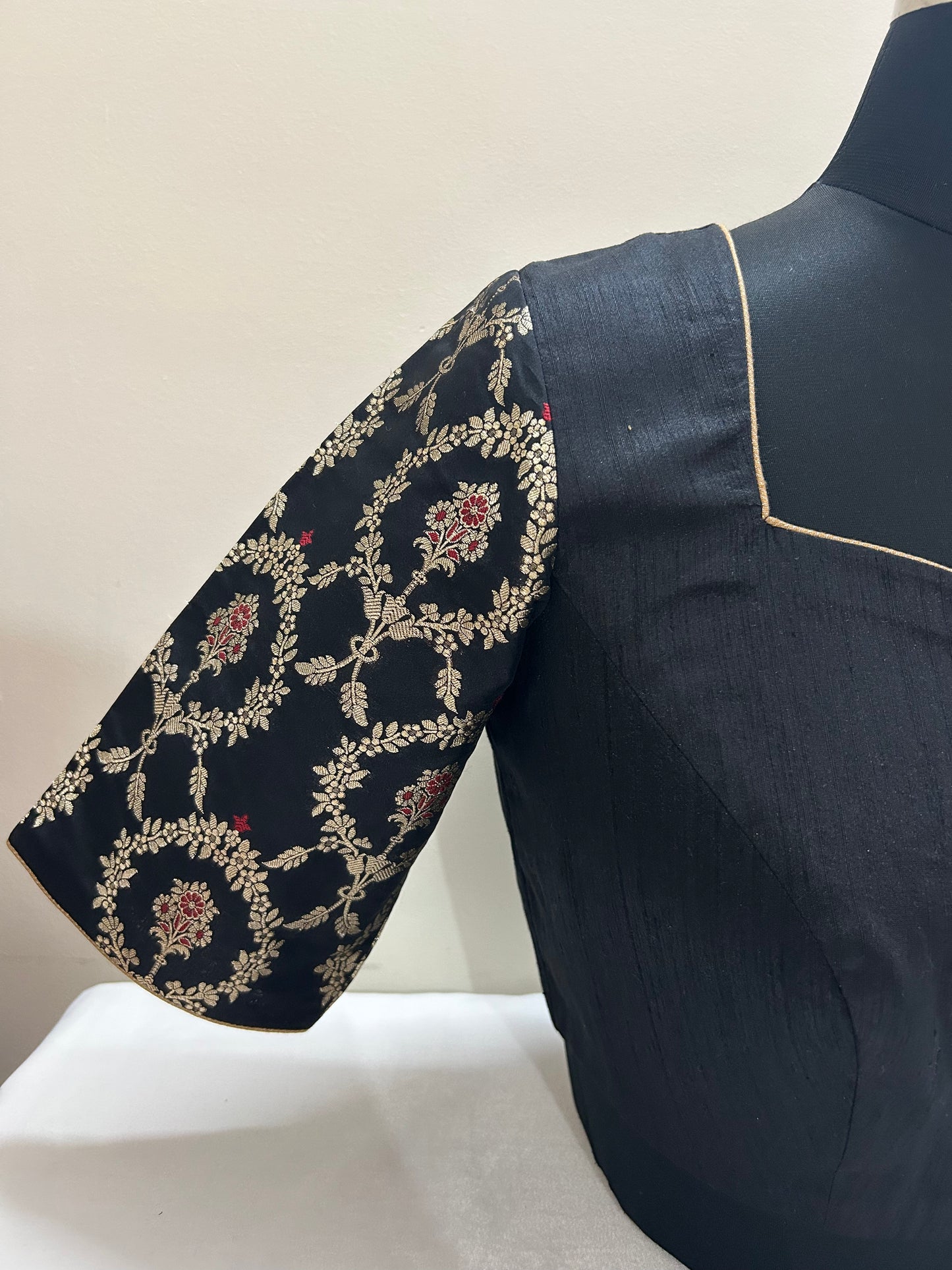 Black Banaras Blouse