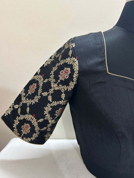 Black Banaras Blouse