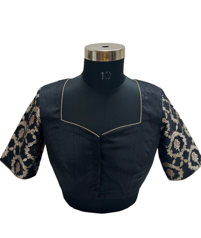 Black Readymade blouse-Alankrutha