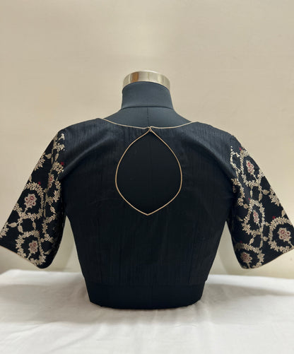 Black Banaras Blouse