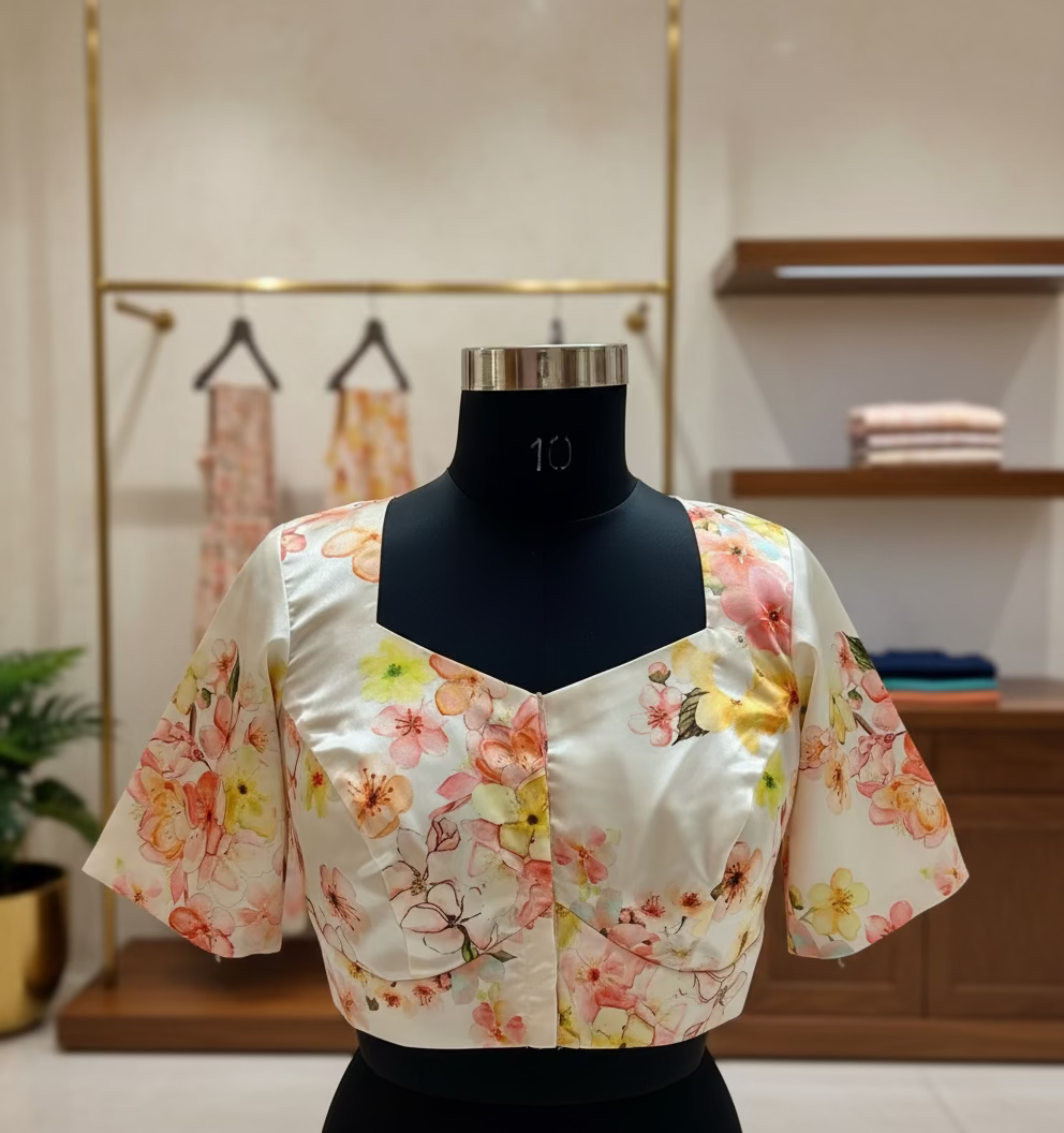 Floral Blouse for Sale-Alankrutha