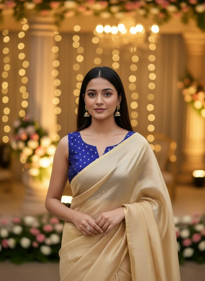 Banaras sleeveless blouse-Alankrutha