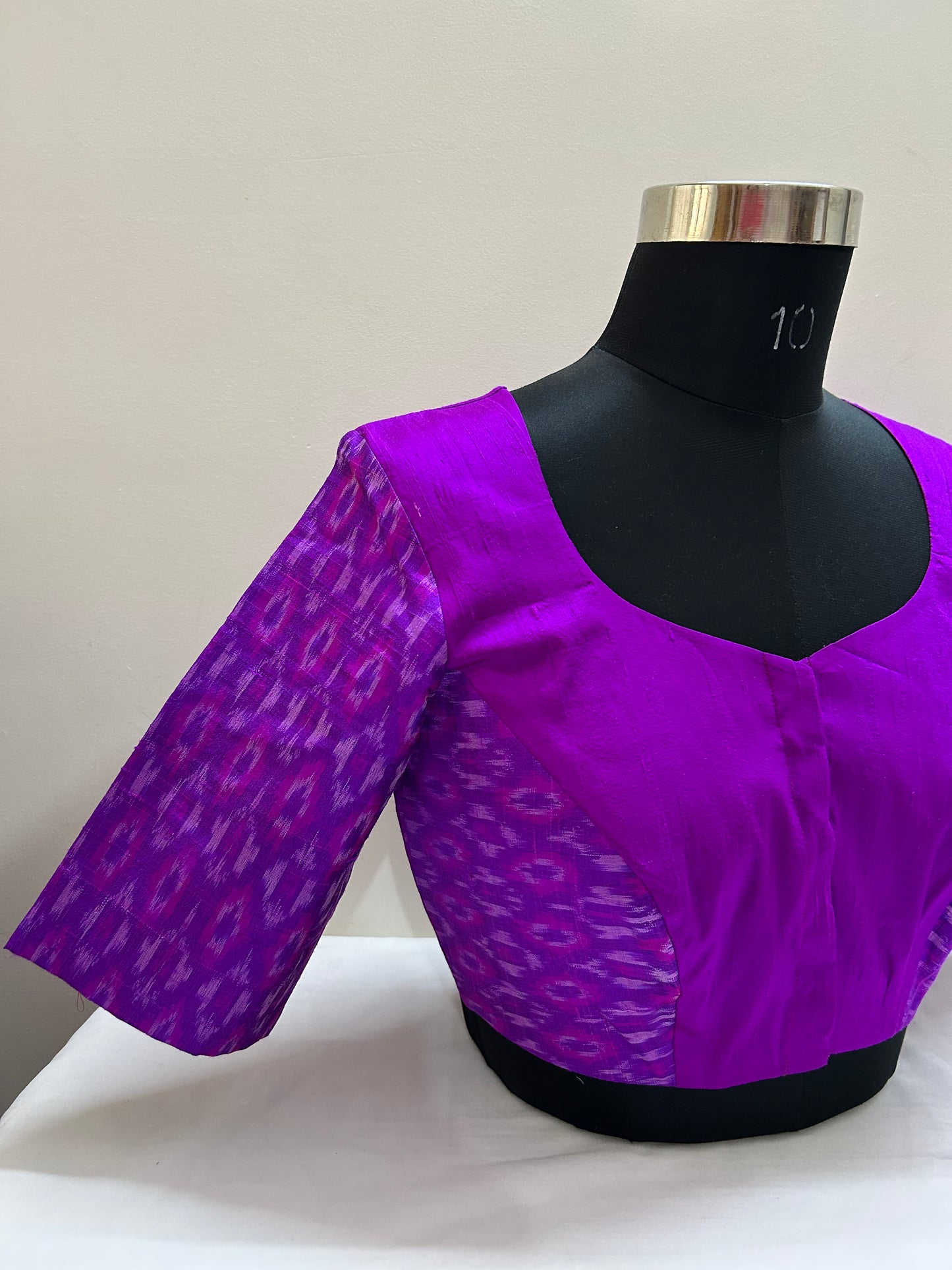 purple rawsilk blouse-Alankrutha