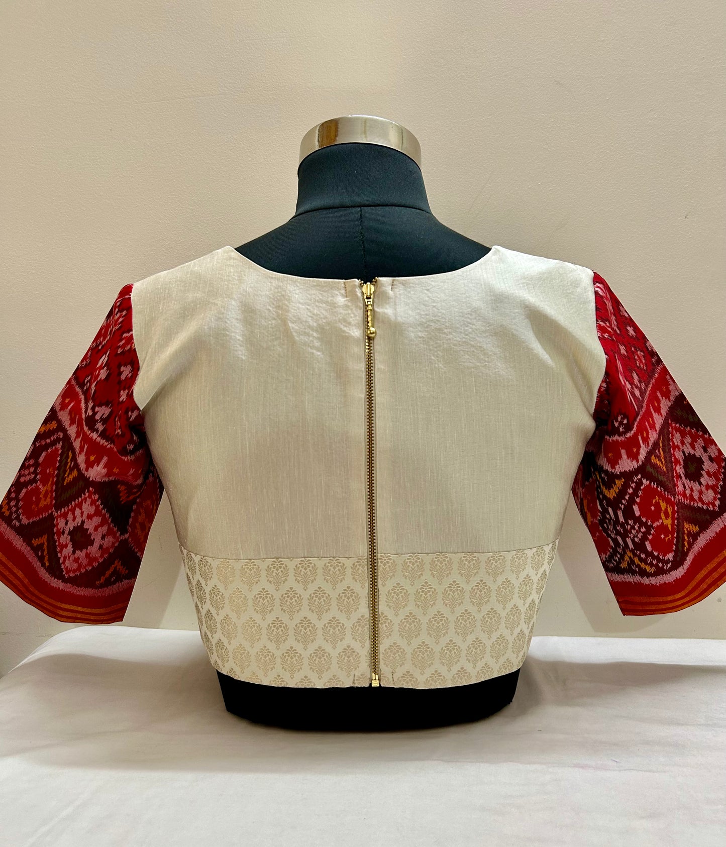 Red Patan Patola Silk  Blouse - Will be Restocked soon